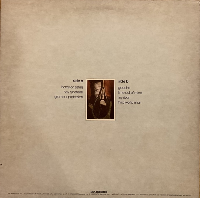 Steely Dan - Gaucho - imagine 2