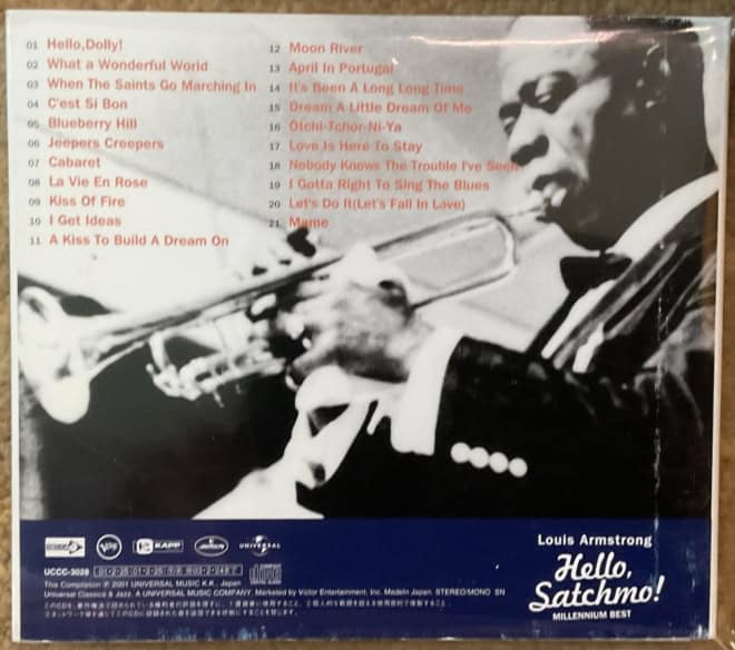 Louis Armstrong – Hello, Satchmo! Millennium Best - imagine 2